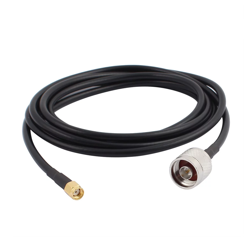 CLF 400 Ultra Low Loss Kabel N-Male naar SMA-Male-RP 10 meter lengte