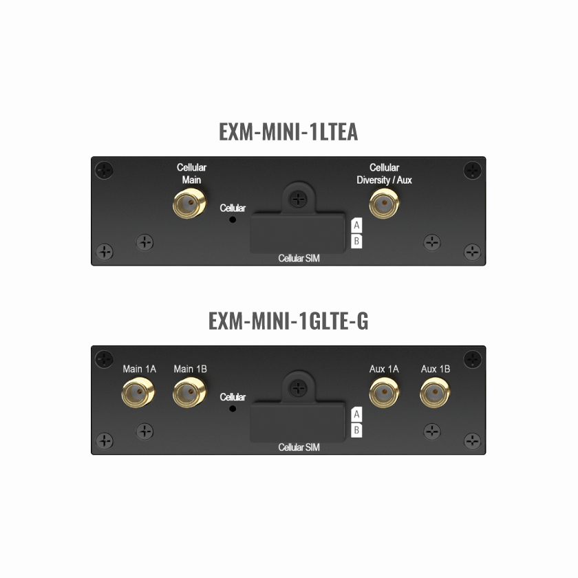 Peplink FlexxModule Mini Expansion Module front view.