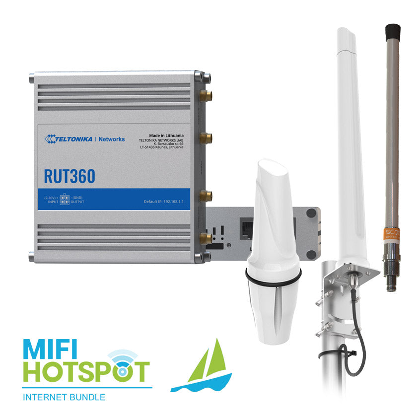 Jachtbundel Teltonika RUT360 + Marine Antenne