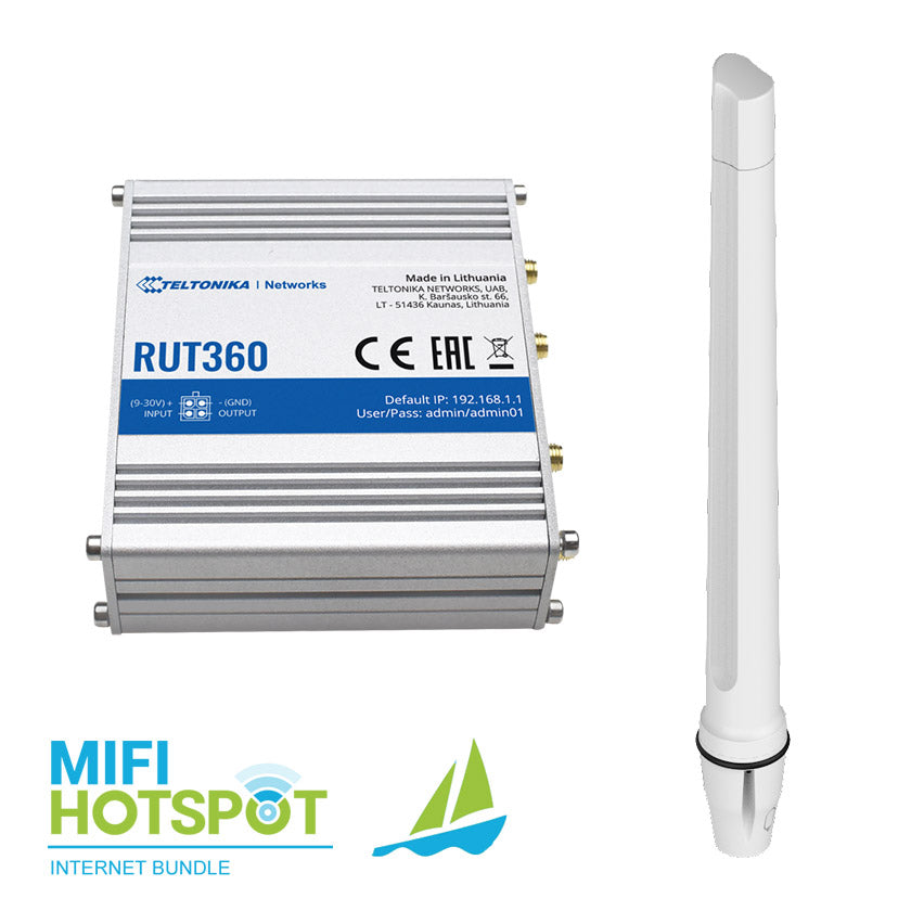 Jachtbundel Teltonika RUT360 + Marine Antenne
