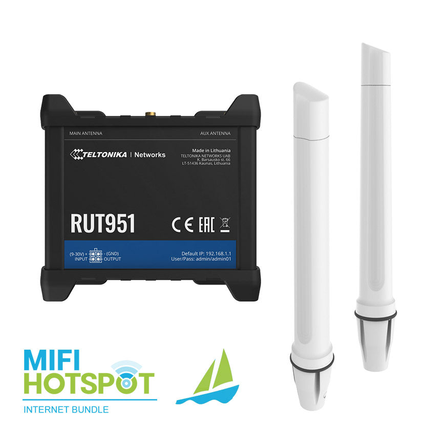 Jachtbundel RUT951 + Marine antenne
