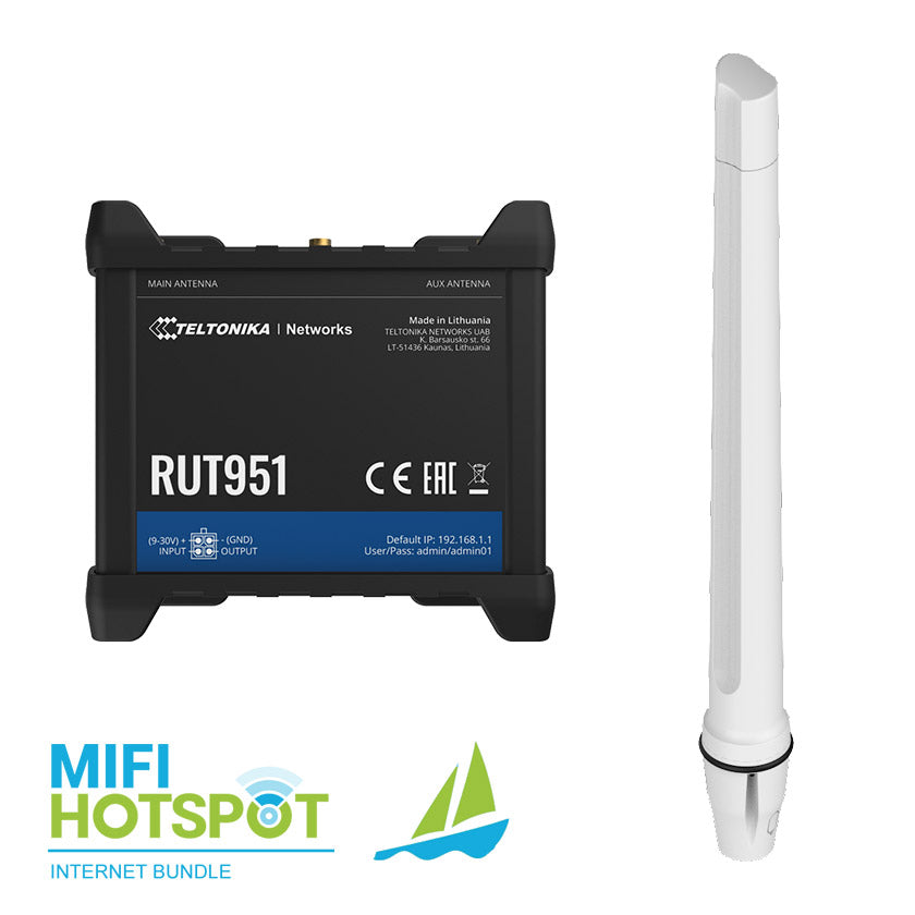 Jachtbundel RUT951 + Marine antenne