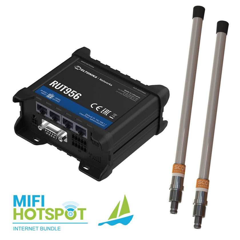 Hunting bundle RUT956 + Marine antenna