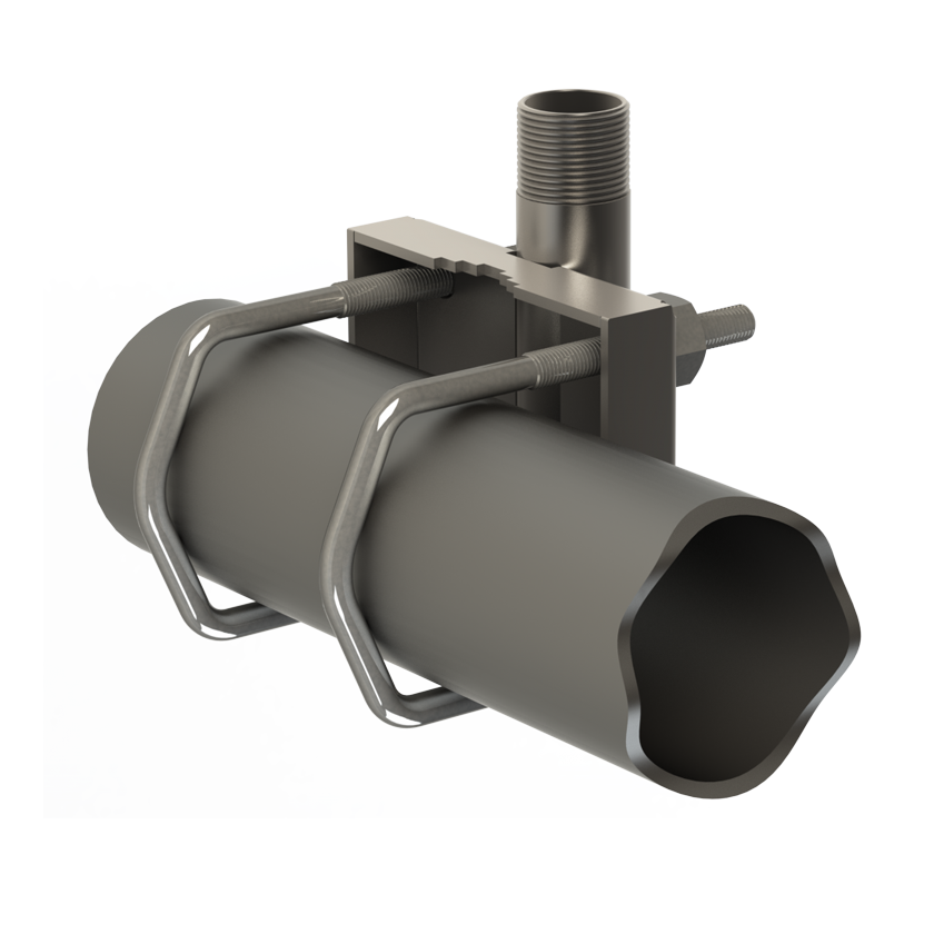 SCAN Mast Railing Antenna Support 1 "-14NF For SCAN Marine Antennas RVS316