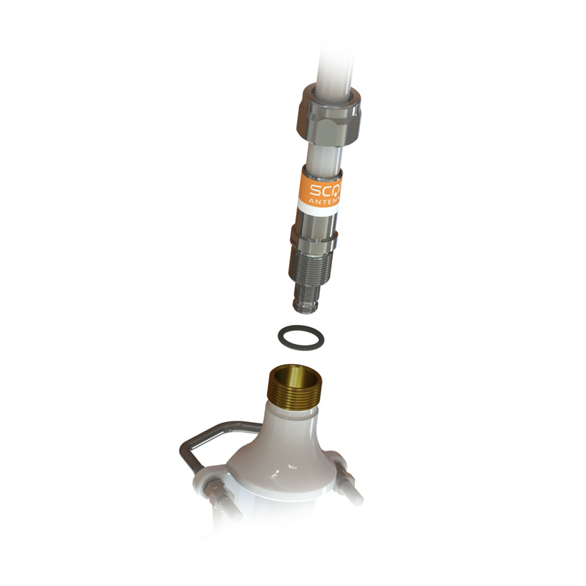 SCAN Mast Railing Antenna Support G1-11 for SCAN Marine Antennas