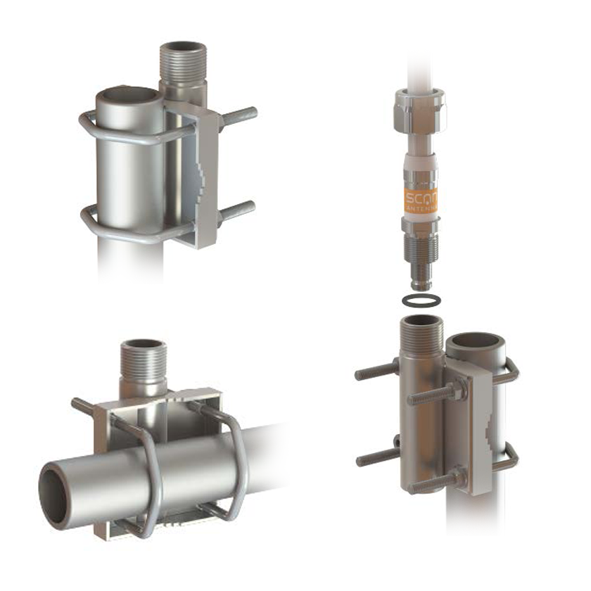 SCAN RVS 316 Antenna Support SS HD G1 "-11 for SCAN Marine Antennas