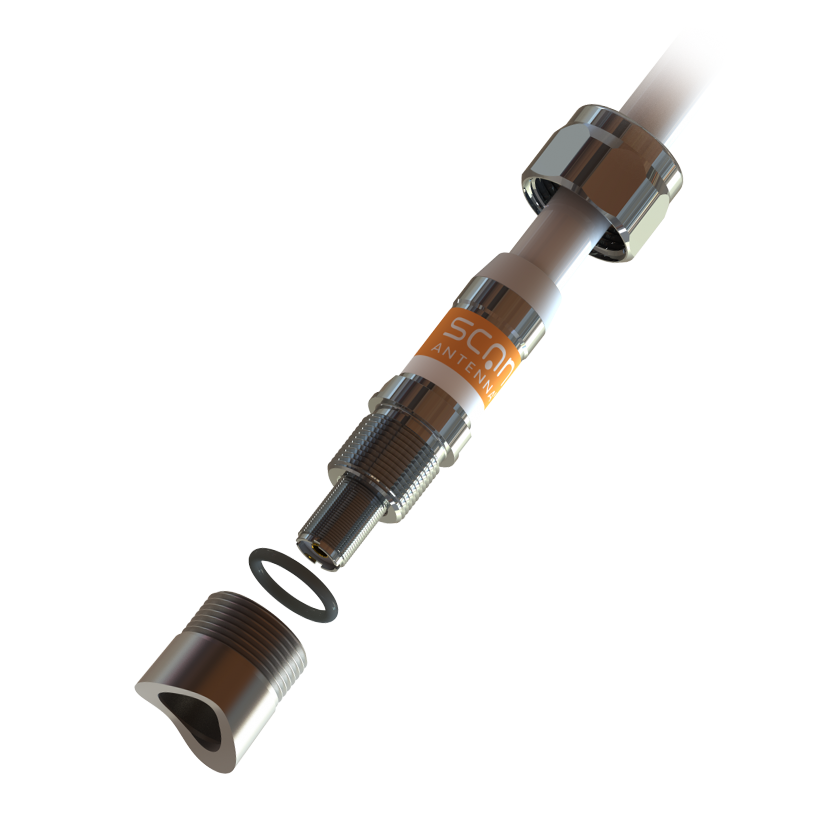 SCAN UHF 4G Multi-band Marine Antenna for 3G and LTE 3 dBi