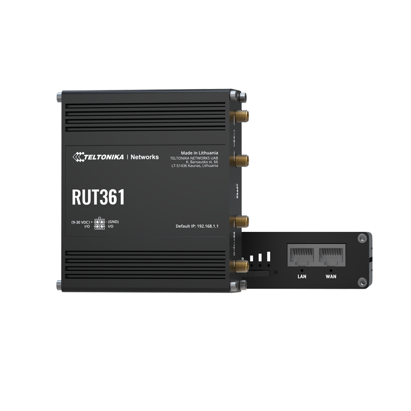 Teltonika RUT361 4G LTE industriële CAT 6 router 300 Mbps