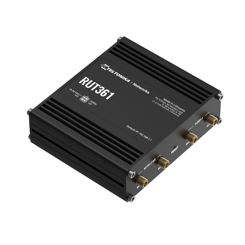 Teltonika RUT361 4G LTE industriële CAT 6 router 300 Mbps