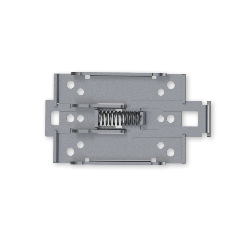 Teltonika PR5MEC00 DIN rail kit top view. Mifi-hotspot.