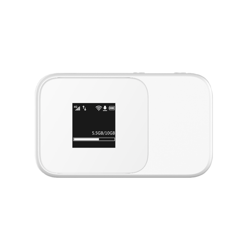 ZTE MF986D LTE CAT 12 mifi router front view. Mifi-hotspot.