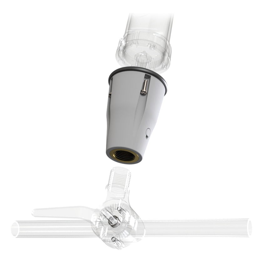 Poynting BRKT-040 Antennesteun 1"-14NF voor OMNI antennes