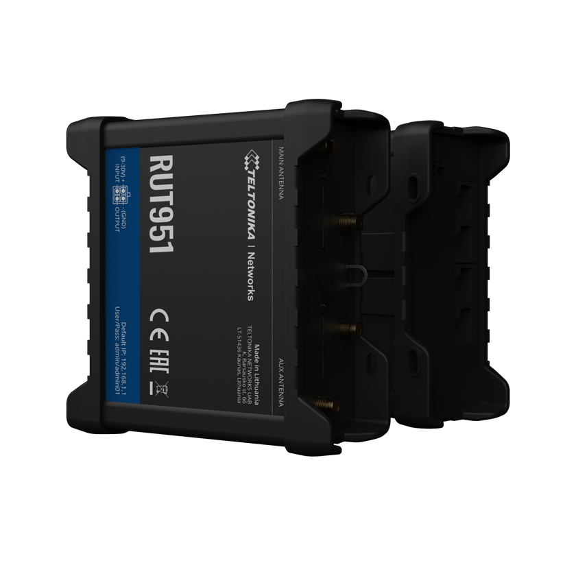 Teltonika RUT951 DUAL SIM M2M router 4G LTE. Feature image view