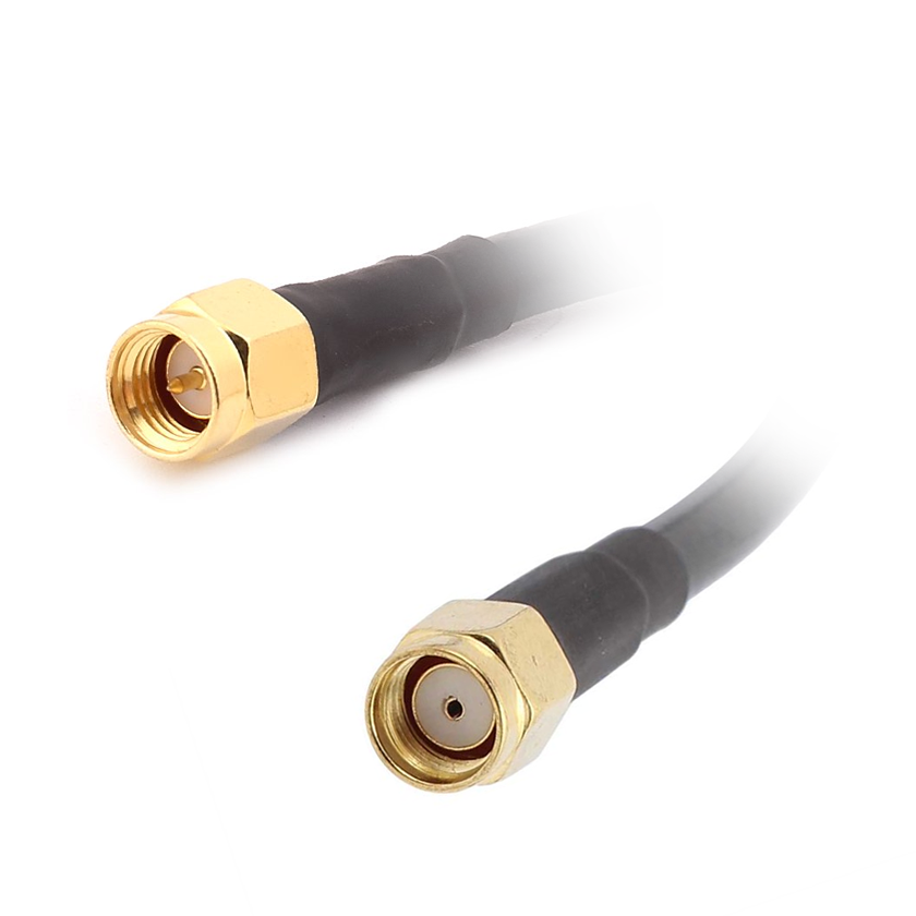 CLF195 Low Loss Cable SMA Male to SMA Male-RP 3 meters