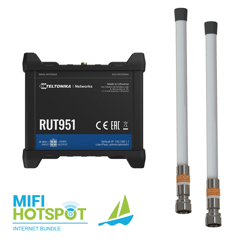 Jachtbundel RUT951 + Marine antenne