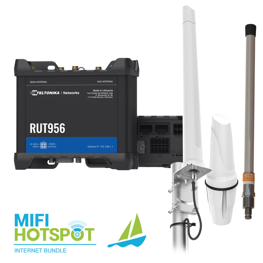 Rms Rut956 Hunting bundle RUT956 + Marine antenna - MiFi-hotspot