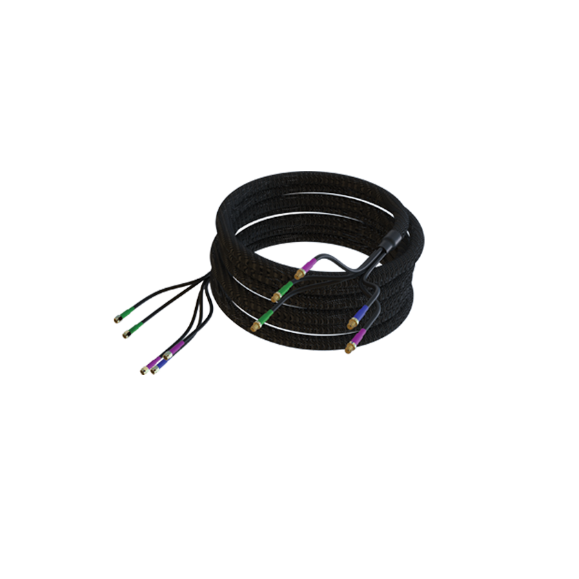 Poynting CAB1XX CLF195 Low Loss Cable SMA Female to SMA Male Flame Resistant