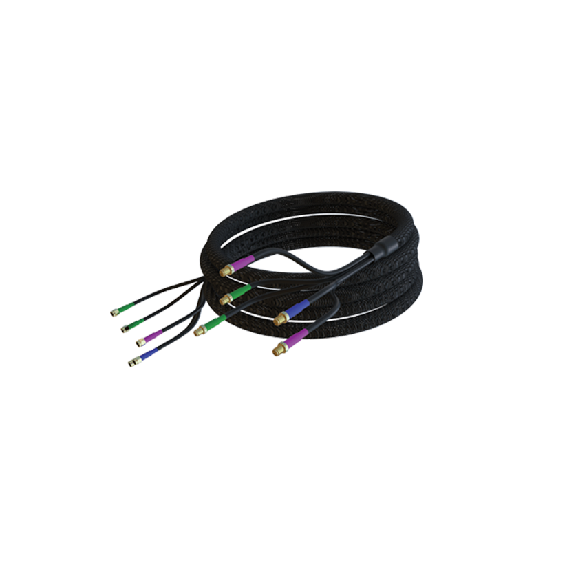 Poynting CAB1XX CLF195 Low Loss Cable SMA Female to SMA Male Flame Resistant