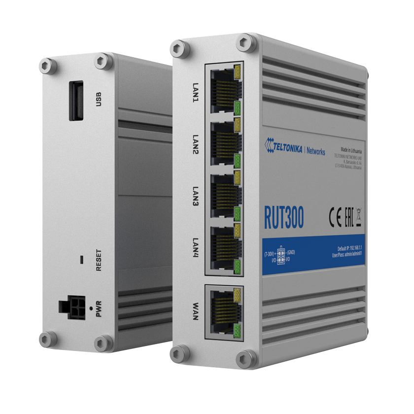 Teltonika RUT300 Industriële Ethernet Router
