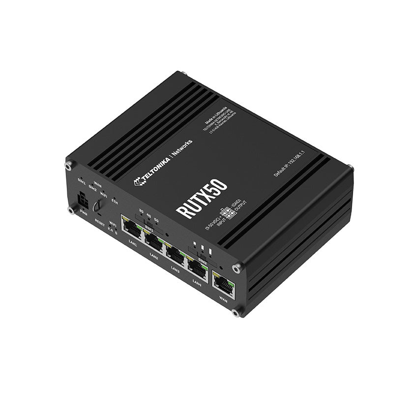 Teltonika RUTX50 5G Dual Band M2M en IoT Router