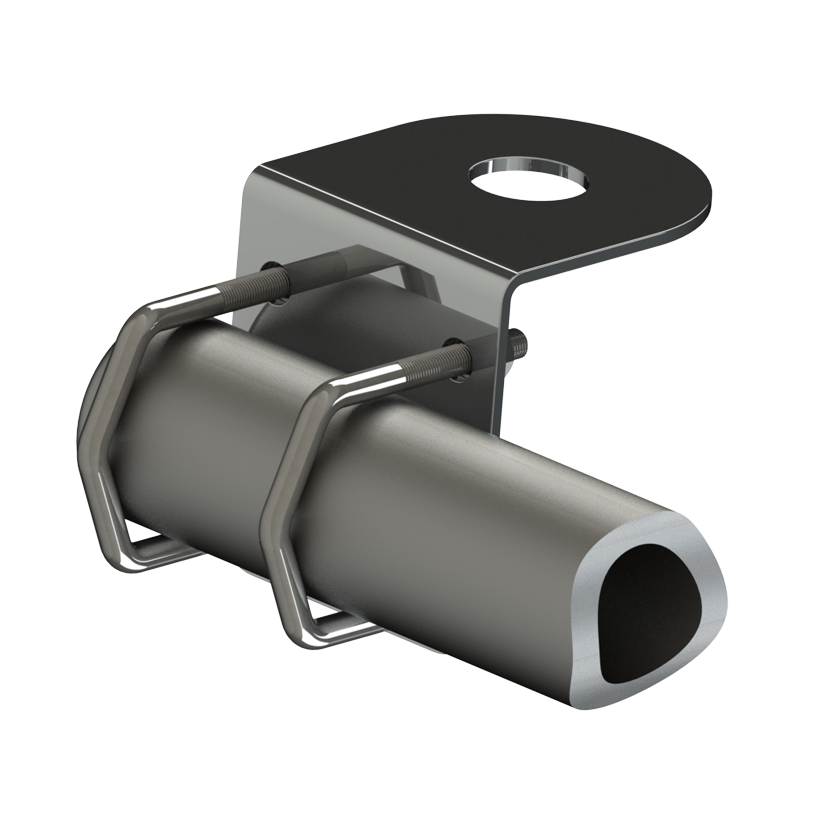 SCAN Mast Railing Antenna Support for SCAN Marine Antennas