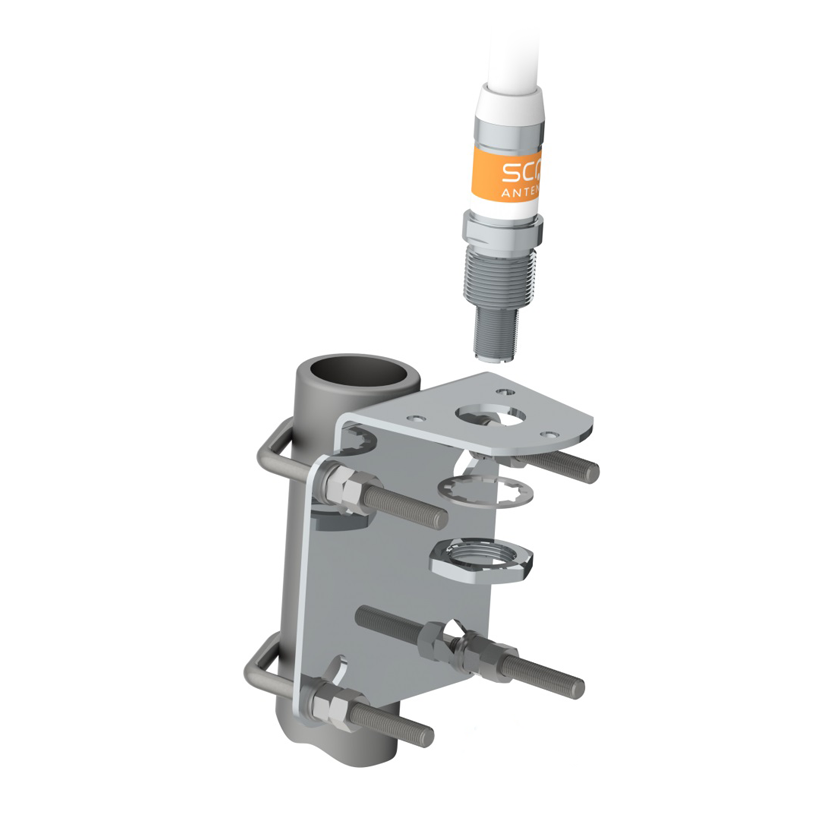 SCAN Mast Railing Antenna Support 25mm for SCAN Marine Antennas