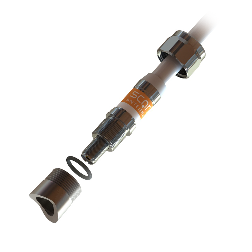 SCAN 1 Inch swivel kit G1 " -11 for Marine Antennas