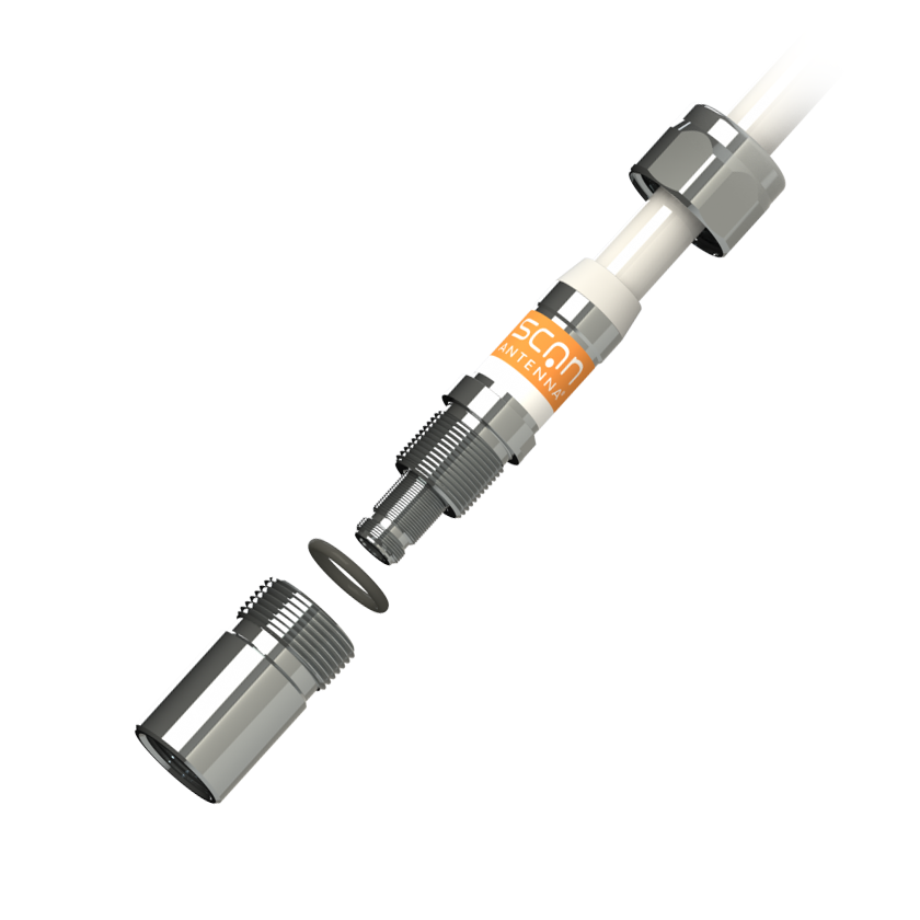 Scan Antenna 1"-11 naar 1"-14 adapter montagesteun