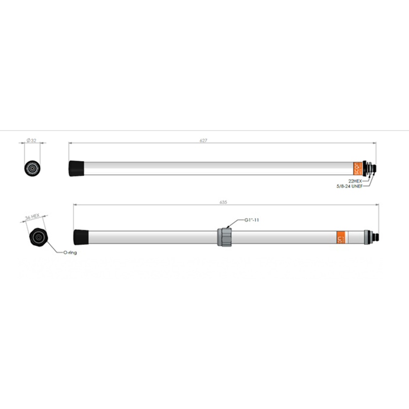SCAN UHF5G-PLUS Multi-band Marine Antenna