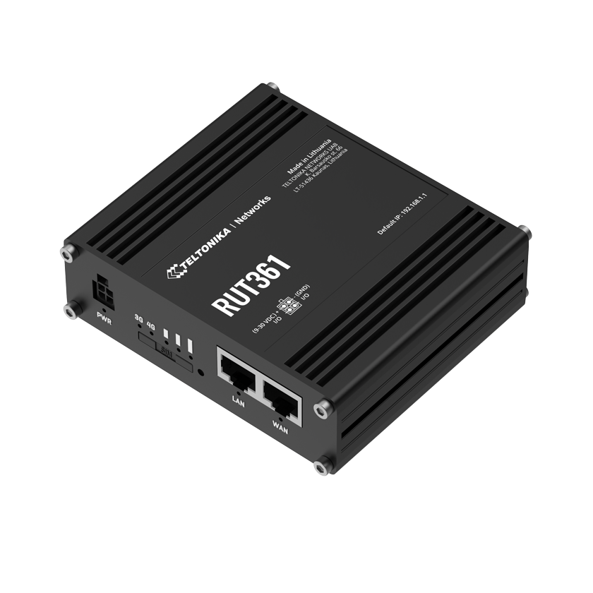 Teltonika RUT361 4G LTE industriële CAT 6 router 300 Mbps