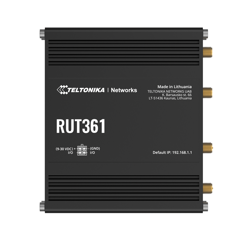 Teltonika RUT361 4G LTE industriële CAT 6 router 300 Mbps