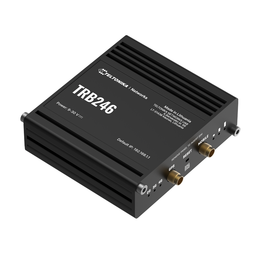 Teltonika TRB246 CAT 4 industrial IoT gateway 4G LTE