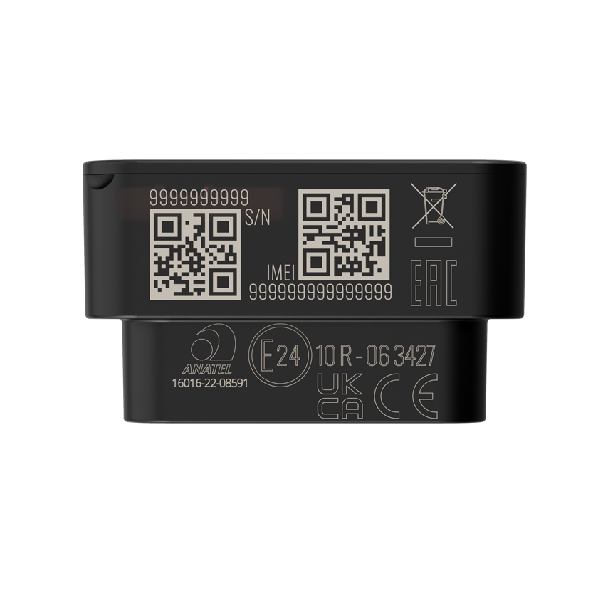 Teltonika FMB003 GPS vehicle tracker sideview. Mifi-hotspot.