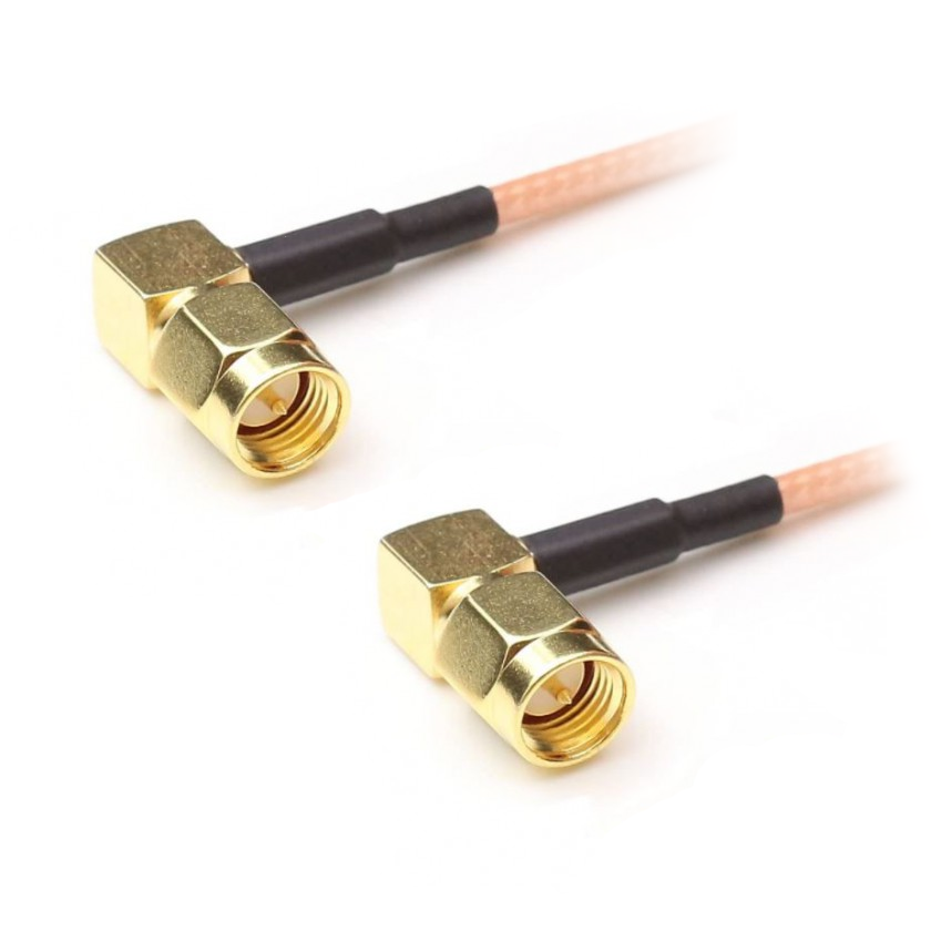 Poynting pigtail CAB-159 RG-178 Low Loss Cable SMA-Male to SMA-Male right angled