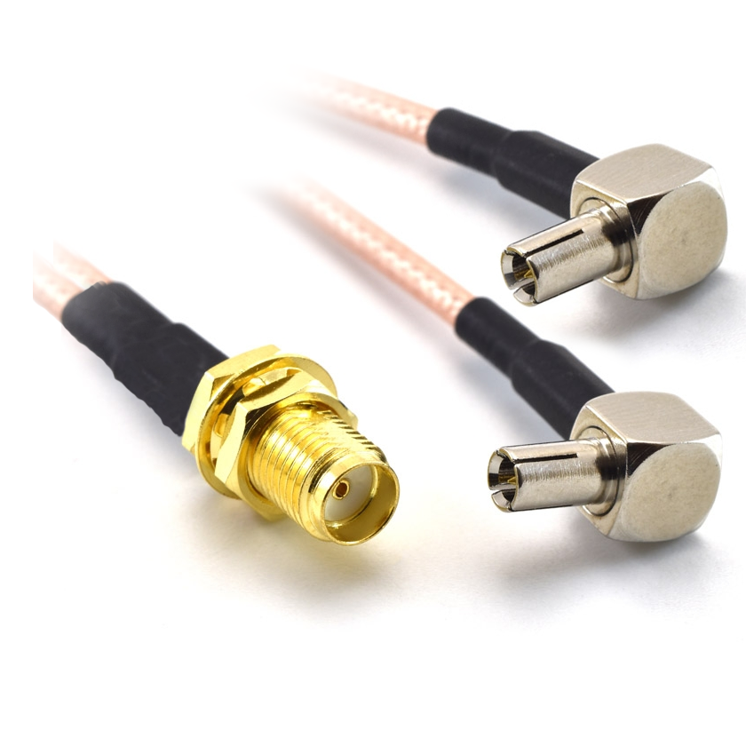 Pigtail Splitter Cable SMA Female to 2x TS9