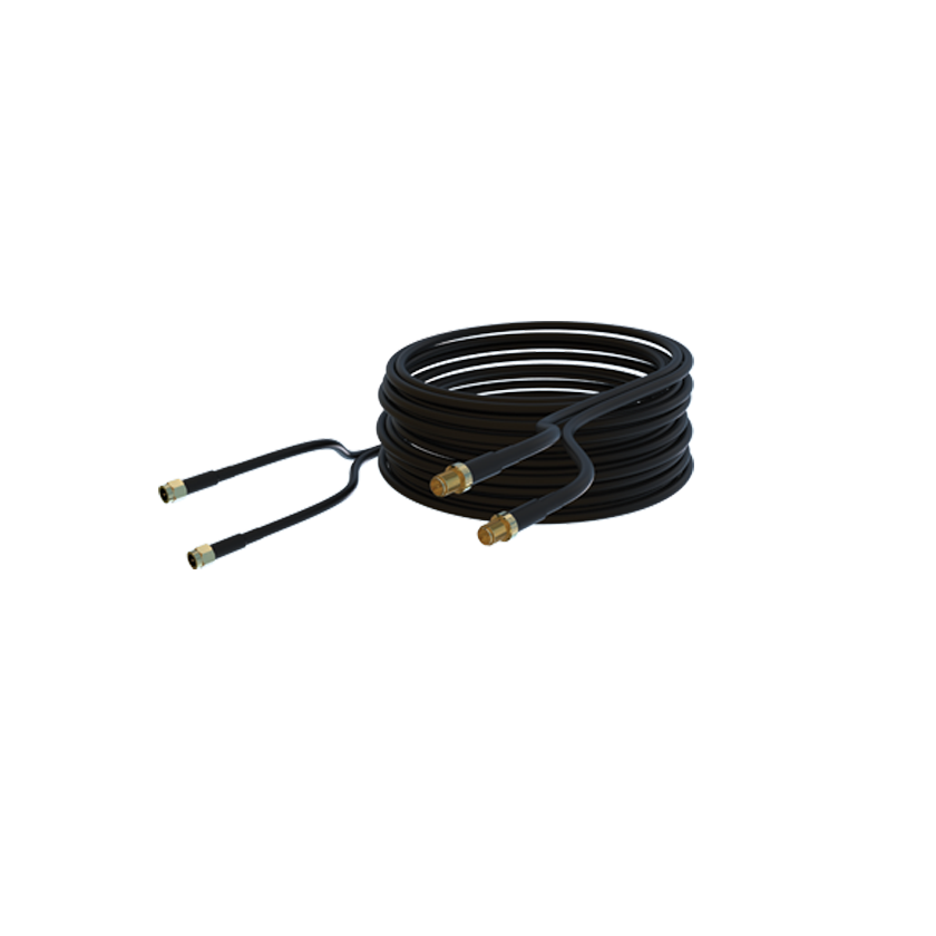 Poynting HDF195  Low Loss TWIN Cable SMA Female to SMA Male 