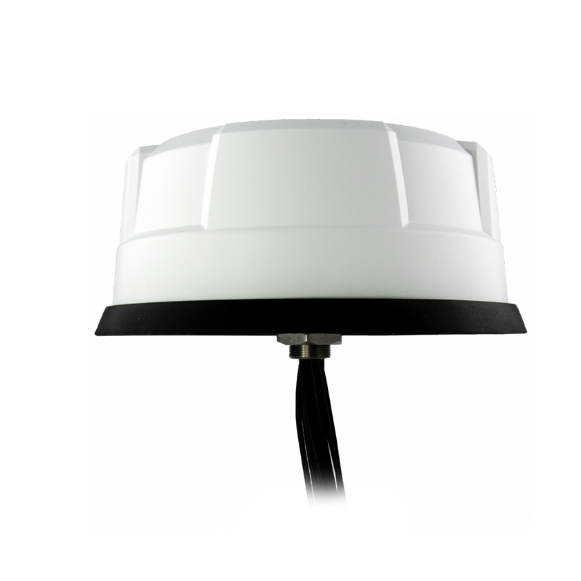 Panorama L[G]M[X]M[4X]-6-60[-24-58]10-12 dBi vehicle antenna 4x4 4G-5G MiMo, 6x6 Wi-Fi and GPS white