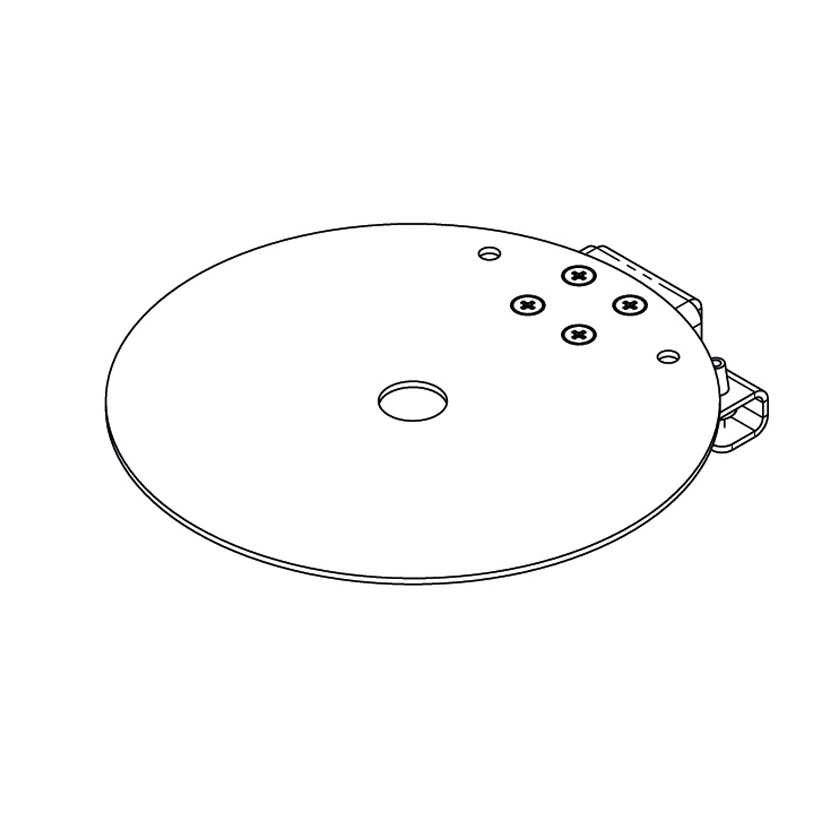 Panorama SAB 207 trunk mounting plate for LPMM/LGMM mimo antennas 